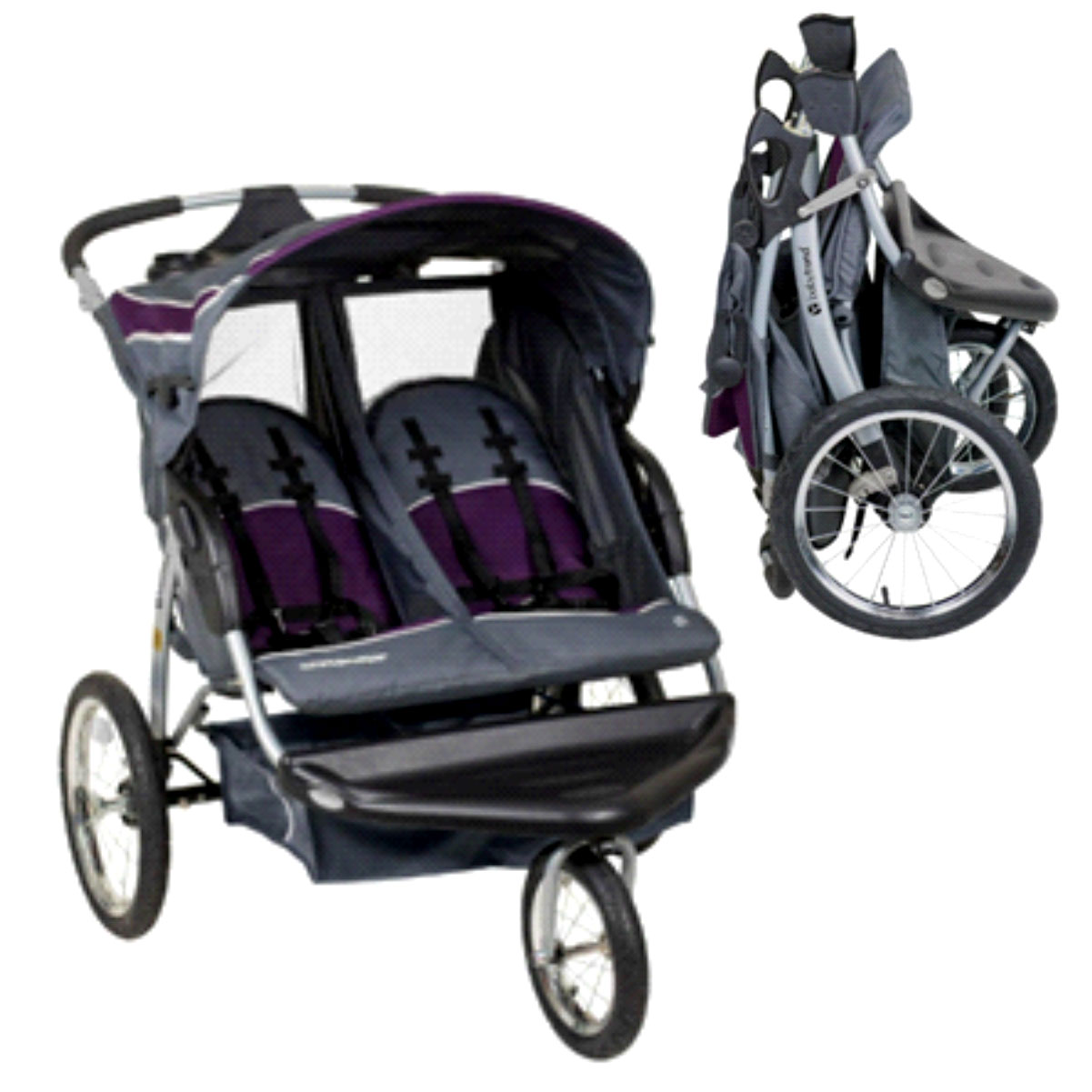 Double Jogger Baby Stroller